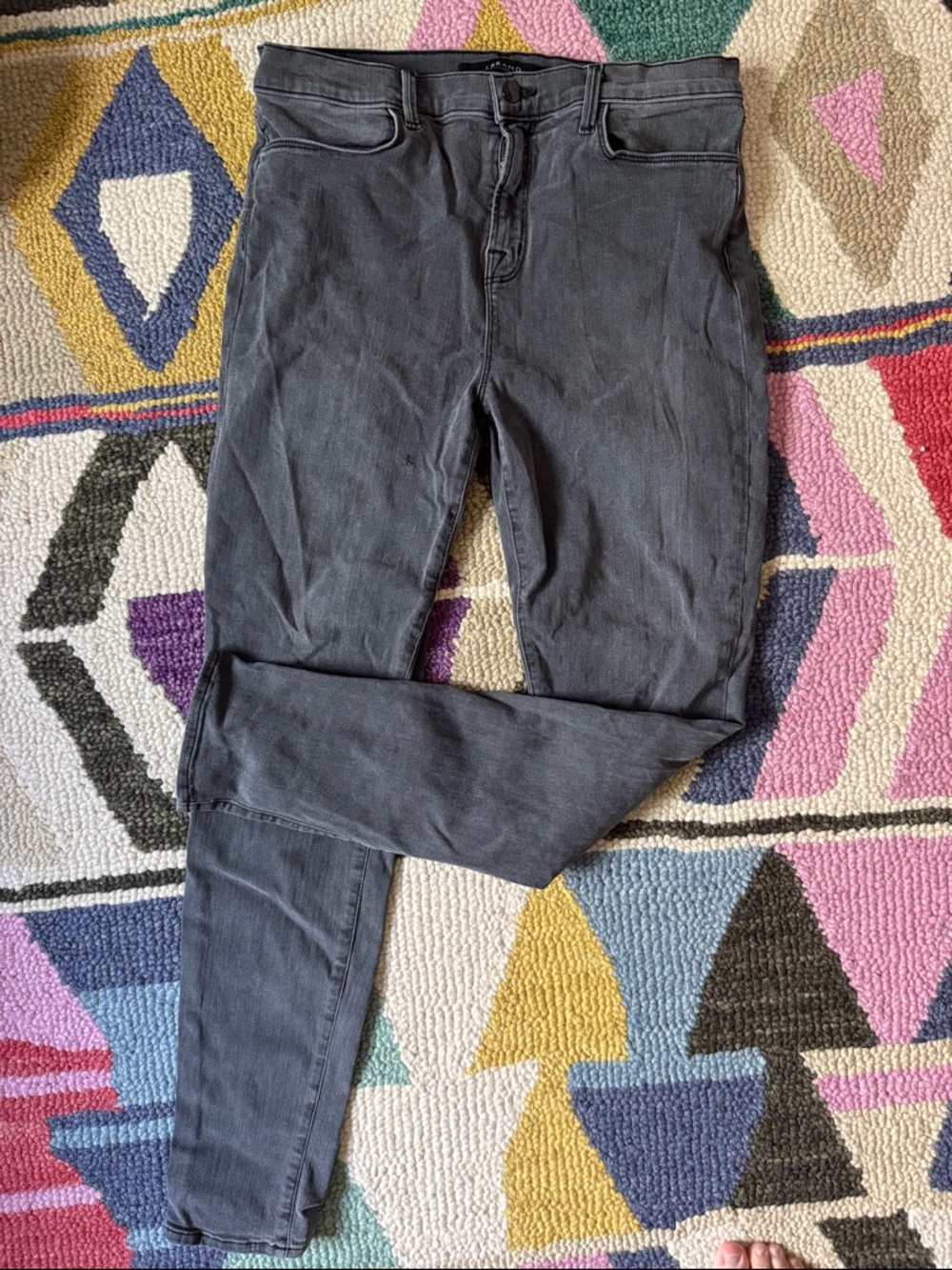 J Brand Charcoal Gray Skinny Jeans